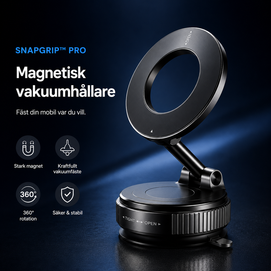 Magnetisk vakuumhållare SnapGrip™